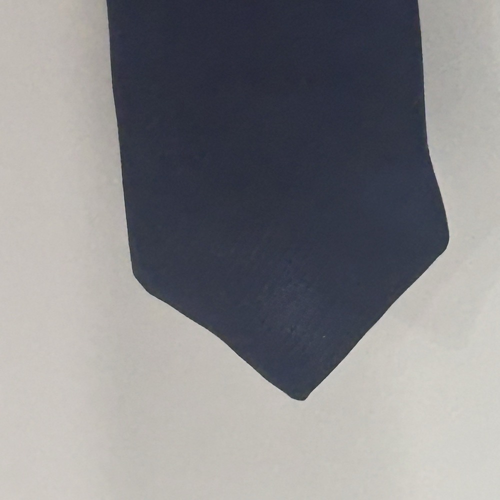 Exclusive Fabric Import Silk Weight 40% Italy Silk Tie Navy Blue Slim And Short